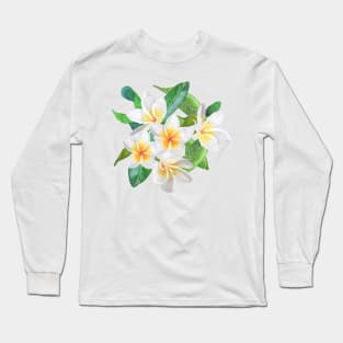 Frangipani - Sea Foam Long Sleeve T-Shirt